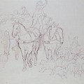 Croquis-representant-un-attelage-au-milieu-d_un-troupeau-de-moutons-effrayes